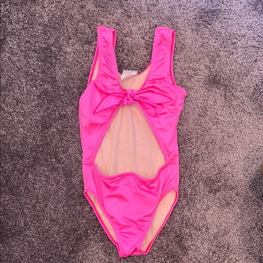 💗Random Hearts 💕 Kids Swim One Piece - Pink💗